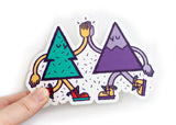 Mountain Tree Friends Vinyl Sticker