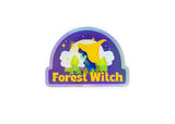 Forest Witch Hologram Vinyl Sticker