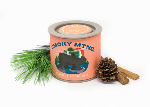 Smoky Mountain National Park hand poured Soy Candle