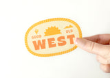 Good Old West Vinyl Sticker