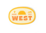 Good Old West Vinyl Sticker
