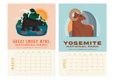 National Park Wildlife Calendar - 2025