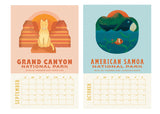 National Park Wildlife Calendar - 2025