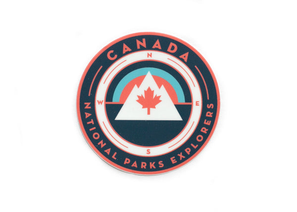 Canada Maple Leaf National Parks Vinyl Sticker