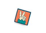 Sasquatch Peace Sign soft button