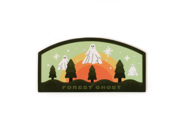 Forest Ghost Vinyl Sticker