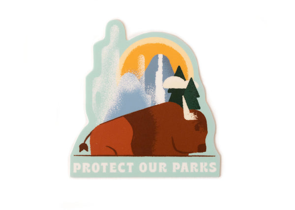 Protect our Parks Buffalo Vinyl Sticker