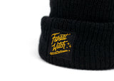 Knit Beanie with Forest Witch Label