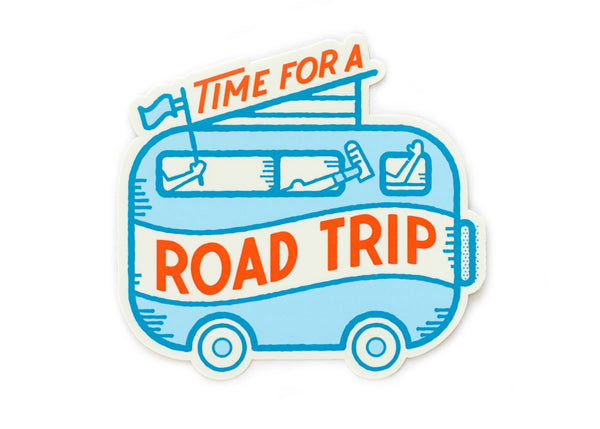 Time for a Road Trip Vinyl Sticker