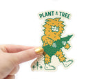 Plant a Tree Sasquatch vinyl sticker