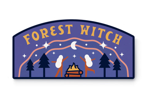 Forest Witch Vinyl Sticker